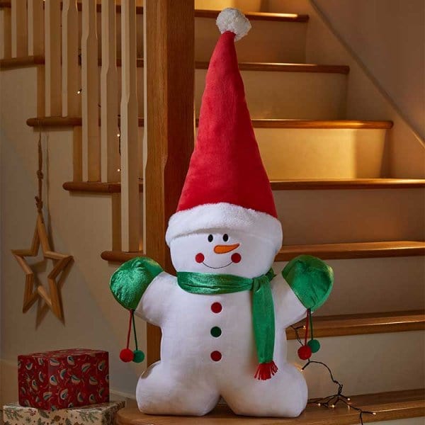 Large plush snowman online