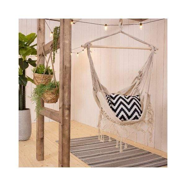 Cream hanging online chair