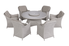 Trowell Garden Centre Garden Furniture Set Antigua 6 Seater Dining Round Garden Furniture Set