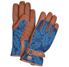 Burgon & Ball Burgon & Ball Oak Leaf Gardening Gloves Navy - S/M