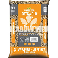 Meadow View Landscaping Cotswold Buff Chippings 13-20mm