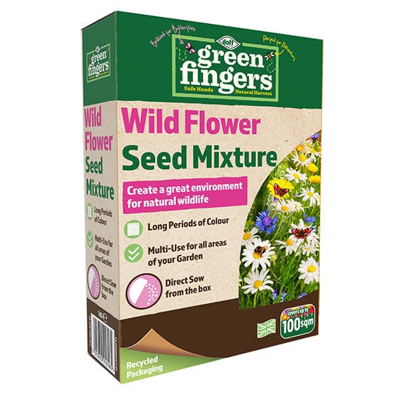 Doff Wild Flower Seeds Doff Green Fingers Wildflower Bee & Butterfly Mix 1kg