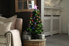 Festive 90cm fibre Optic Tree Colour changing Twinkle