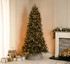 Trowell Garden Centre Christmas Tree Festive Potted Lit Firefly Mini Tree 180cm