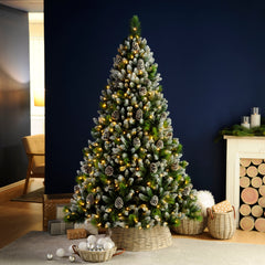 Festive Artificial Trees Pre Lit Festive - Pre Lit Grand River Pine - 7ft/210cm Christmas Tree