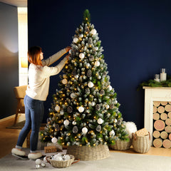 Festive Artificial Trees Pre Lit Festive - Pre Lit Grand River Pine - 7ft/210cm Christmas Tree