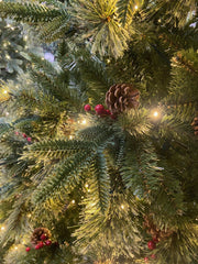 Festive Artificial Trees Festive Pre Lit Shadowfall Fir Christmas Tree 210cm/7ft