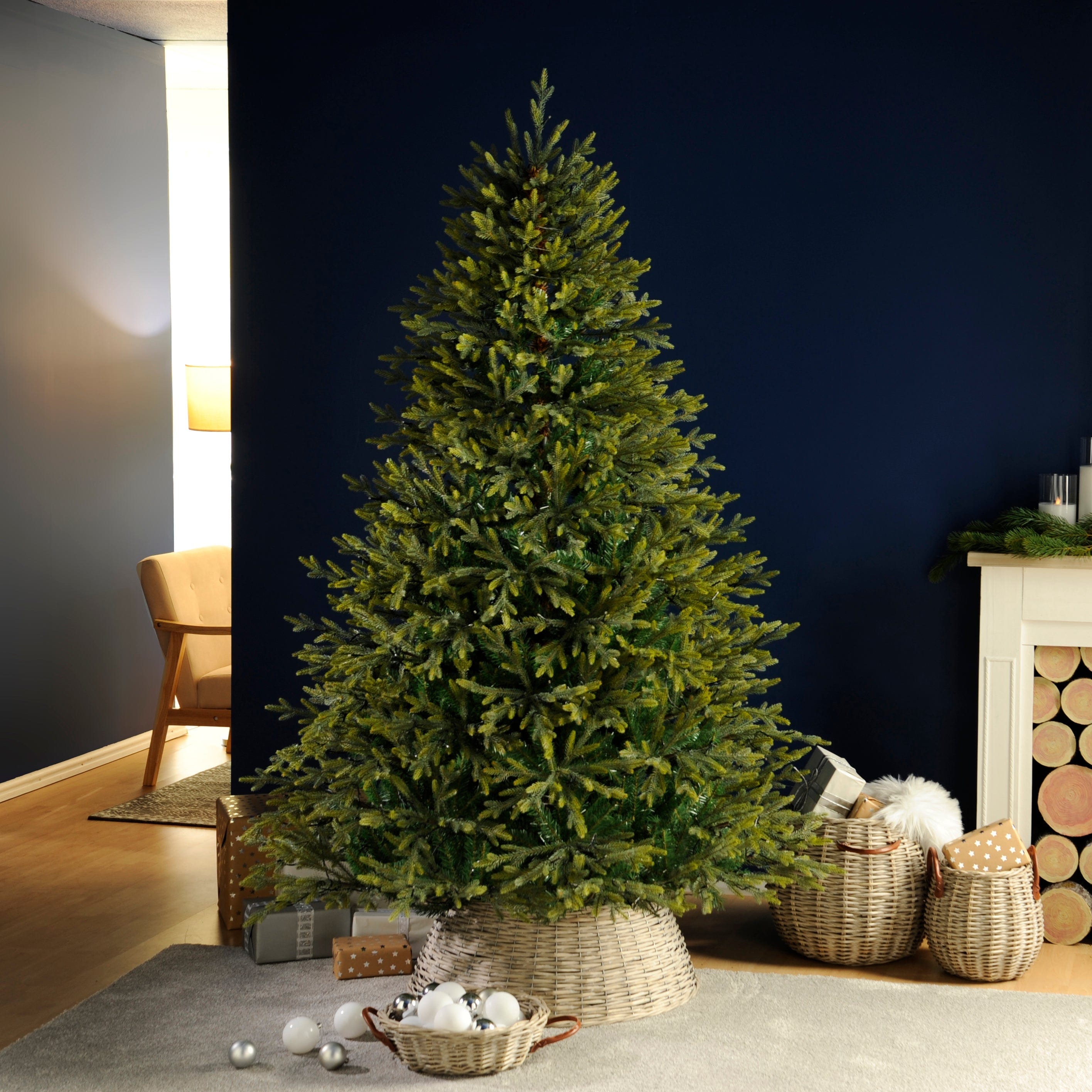 Festive Artificial Trees Festive - Rocky Mountain Pine - 7ft/210cm Christmas Tree