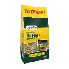 Gardman Bird Seed Mixes Gardman No Mess Seed Mix 2kg + 25% Extra Free