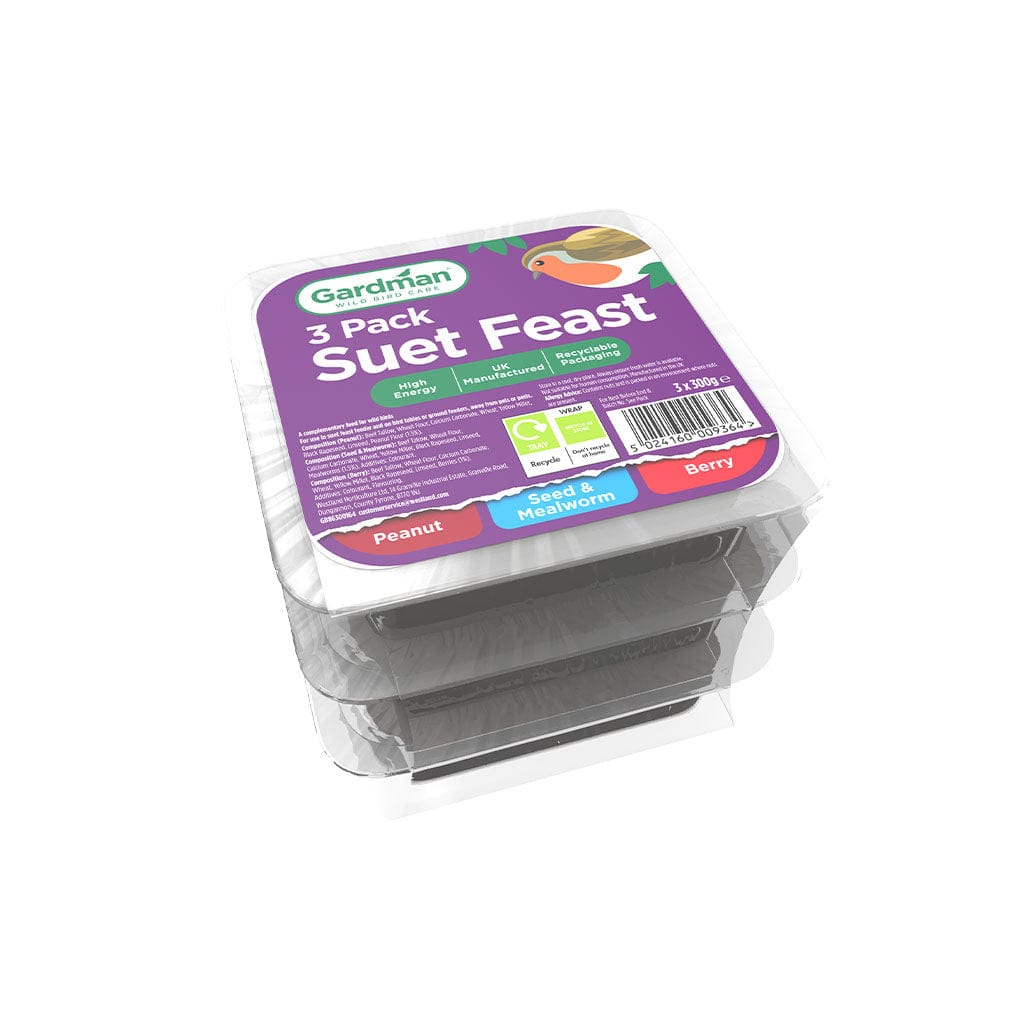 Gardman Suet Feast 3 Pack