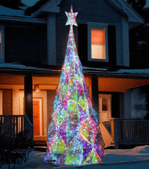 Jingles Christmas Lit Decor Jingles Iridescent LED Tree