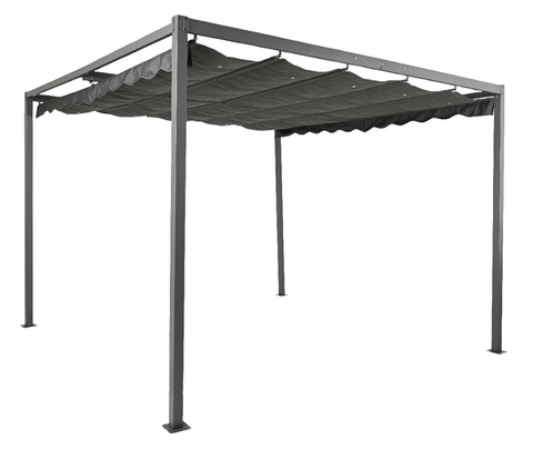 Kaemingk Pergola Anthracite Grey – Trowell Garden Centre