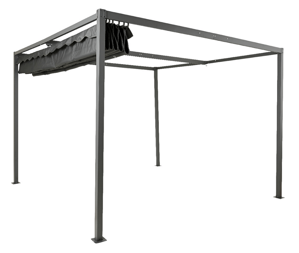 Kaemingk Pergola Anthracite Grey – Trowell Garden Centre