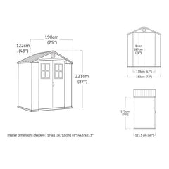 Trowell Garden Centre Keter Henley 6x4ft Shed