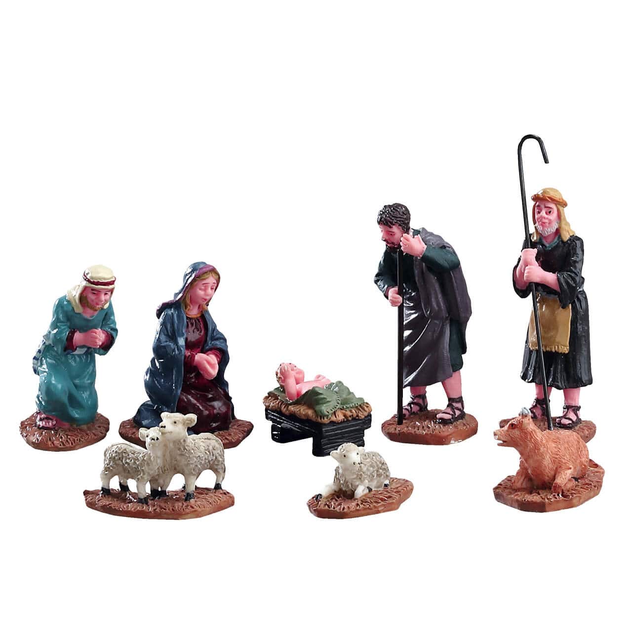 Lemax Lemax Nativity Figurines, Set Of 8