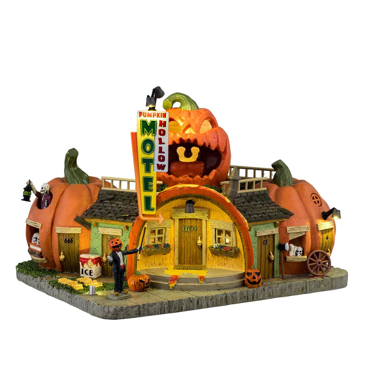 Lemax Spooky Town Lighted Buildings Lemax Spooky Town - Pumpkin Hollow Motel, B/O (4.5V)