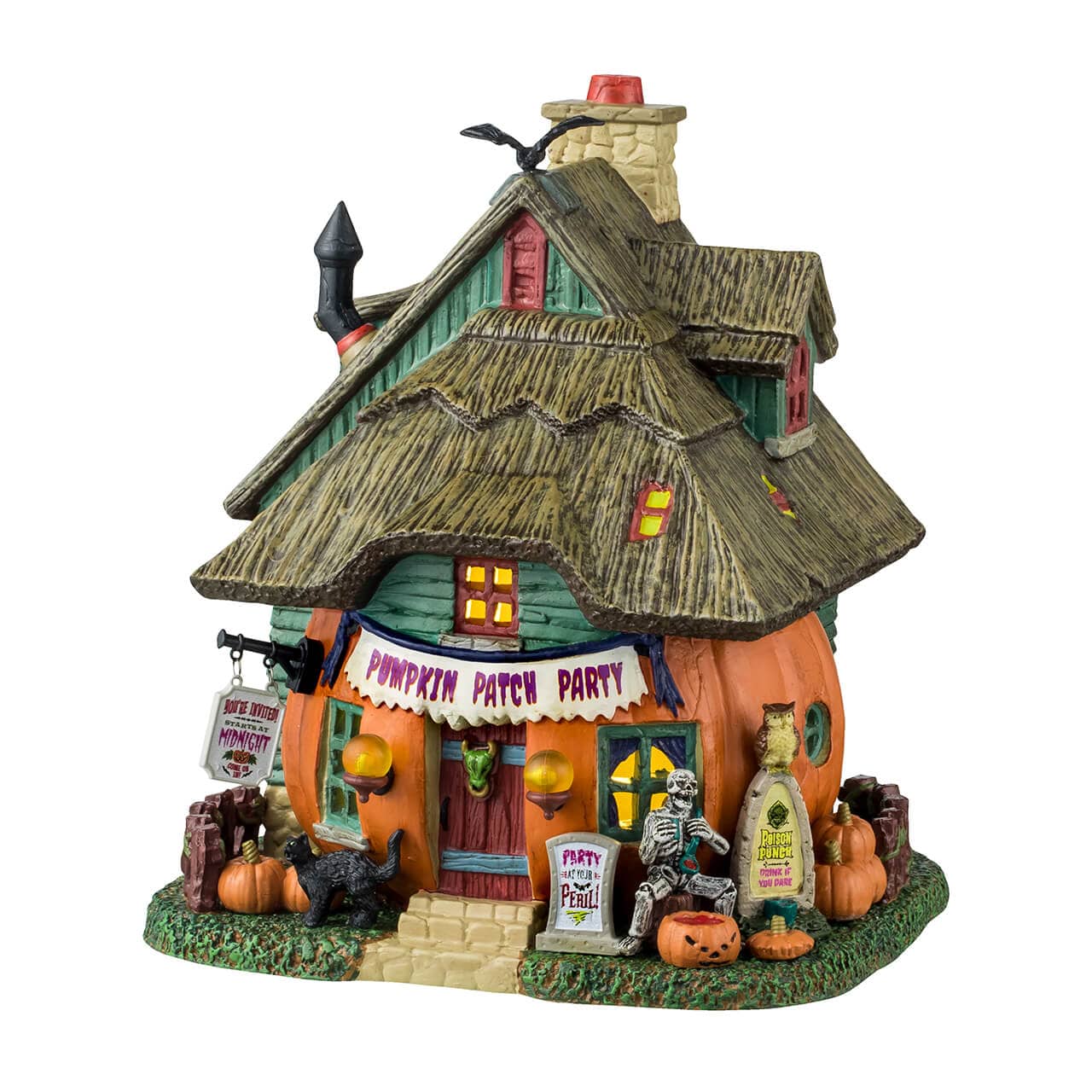 Lemax Spooky Town Lighted Buildings Lemax Spooky Town - Pumpkin Patch Party