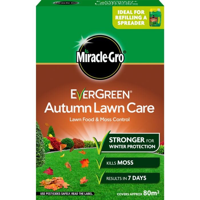 Evergreen Garden Care Autumn Lawn Care Miracle Gro Evergreen Autumn Lawn Care 80m2