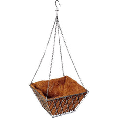 Panacea Hanging Baskets Panacea 14" Double Diamond Square Hanging Basket