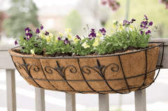 Panacea Hanging Baskets Panacea 30" Classic Finial Window Planter