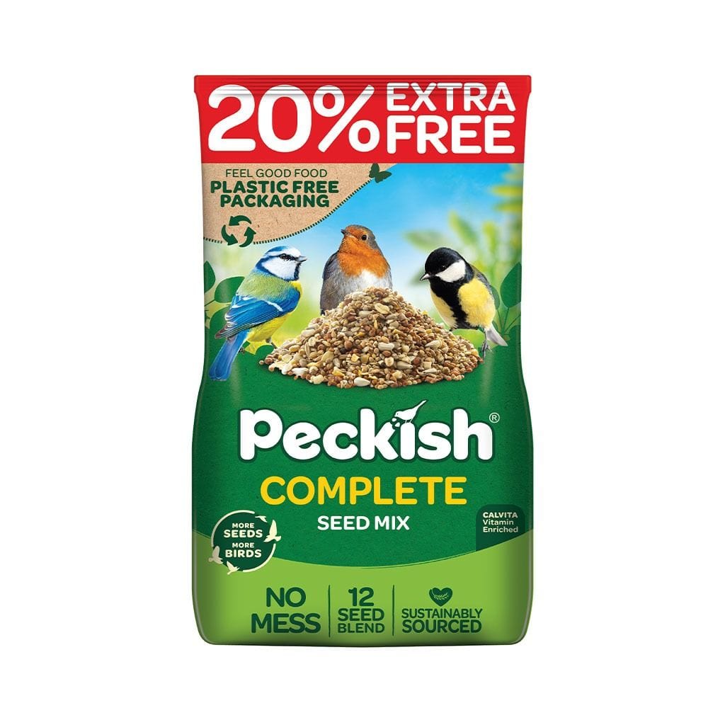 Peckish Bird Seed Mixes Peckish Complete Seed Mix (No Mess) 1.7 kg + 20% Extra Free