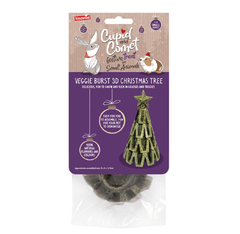 Rosewood Small Animal Treats Rosewood Veggie Burst 3D Christmas Tree Treat