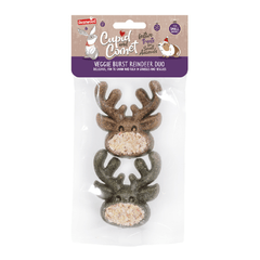 Rosewood Small Animal Treats Rosewood Veggie Burst Reindeer Treat Duo