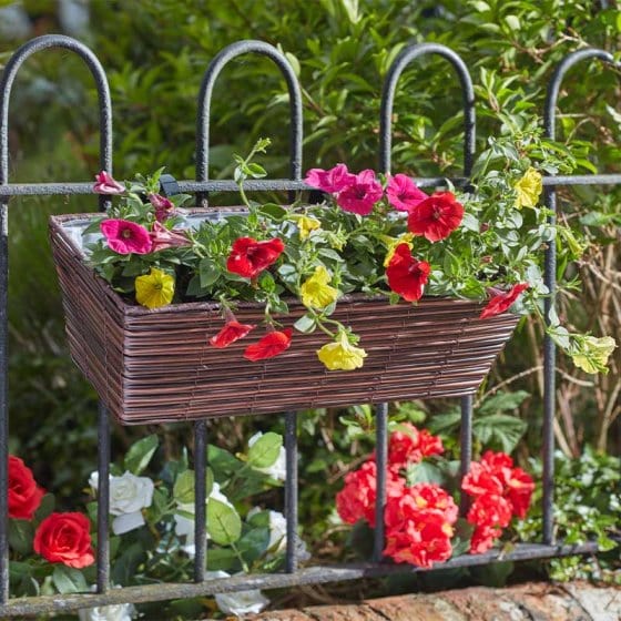 Smart Garden Hanging Planter Smart Garden 19" Planter Chestnut