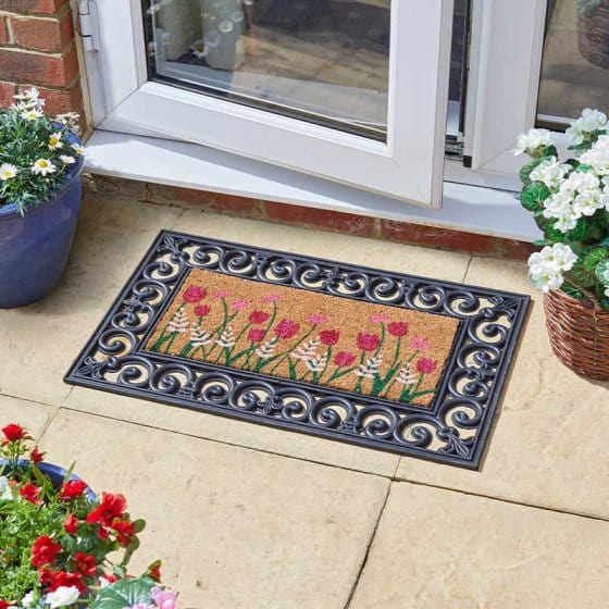 Smart Garden Door Mats Smart Garden Blooms Decoir Mat Insert 23 x 53cm