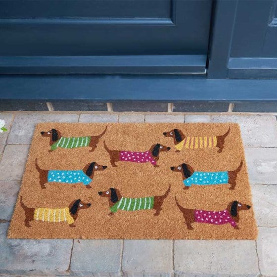 Smart Garden Door Mats Smart Garden Dachshunds Decoir Mat 45 x 75cm