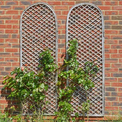 Smart Garden Topiary Trellis Smart Garden Extra Strong Round Top Framed Willow Trellis 1.8 x 0.6m