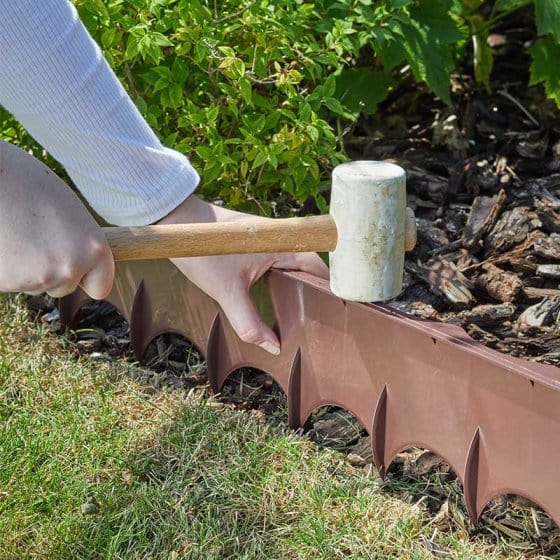 Smart Garden Garden Borders & Edging Smart Garden FlexEdge, Brown, 115cm x 15cm