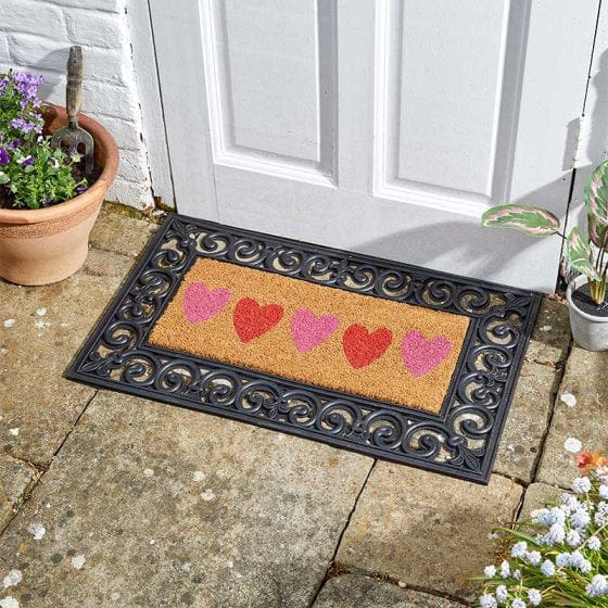 Smart Garden Door Mats Smart Garden Hearts Decoir Mat Insert 23 x 53cm