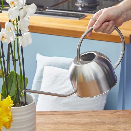 Trowell Garden Centre Watering Cans Smart Garden Watering Can 1.5l Stainless Steel