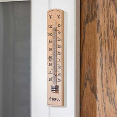 Smart Garden Thermometers Wall Smart Garden Wooden Wall Thermometer