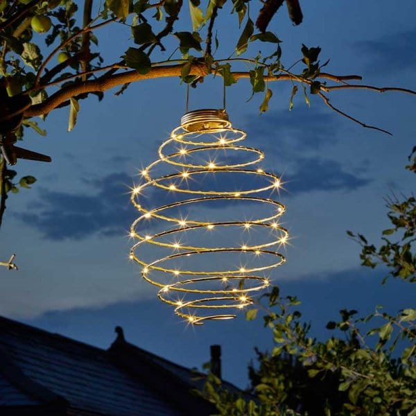 Smart Solar Hanging Lights Smart Solar Mega Spiralight Warm white