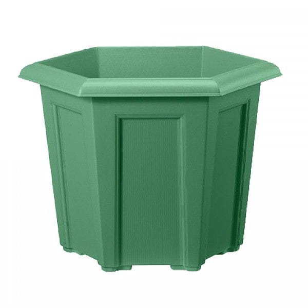 Stewart Garden Pots & Planters Stewart 40cm Regency Hexagonal Planter Green