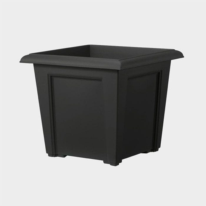 Stewart Garden Pots & Planters Stewart 40cm Regency Square Planter Black