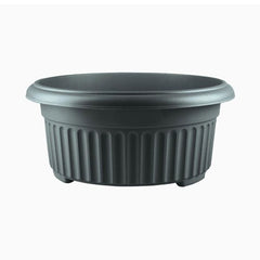 Stewart Garden Pots & Planters Stewart 45cm Corinthian Low Planter Black