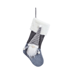 Three Kings Christmas Decor Three Kings Gonk Stocking Grey