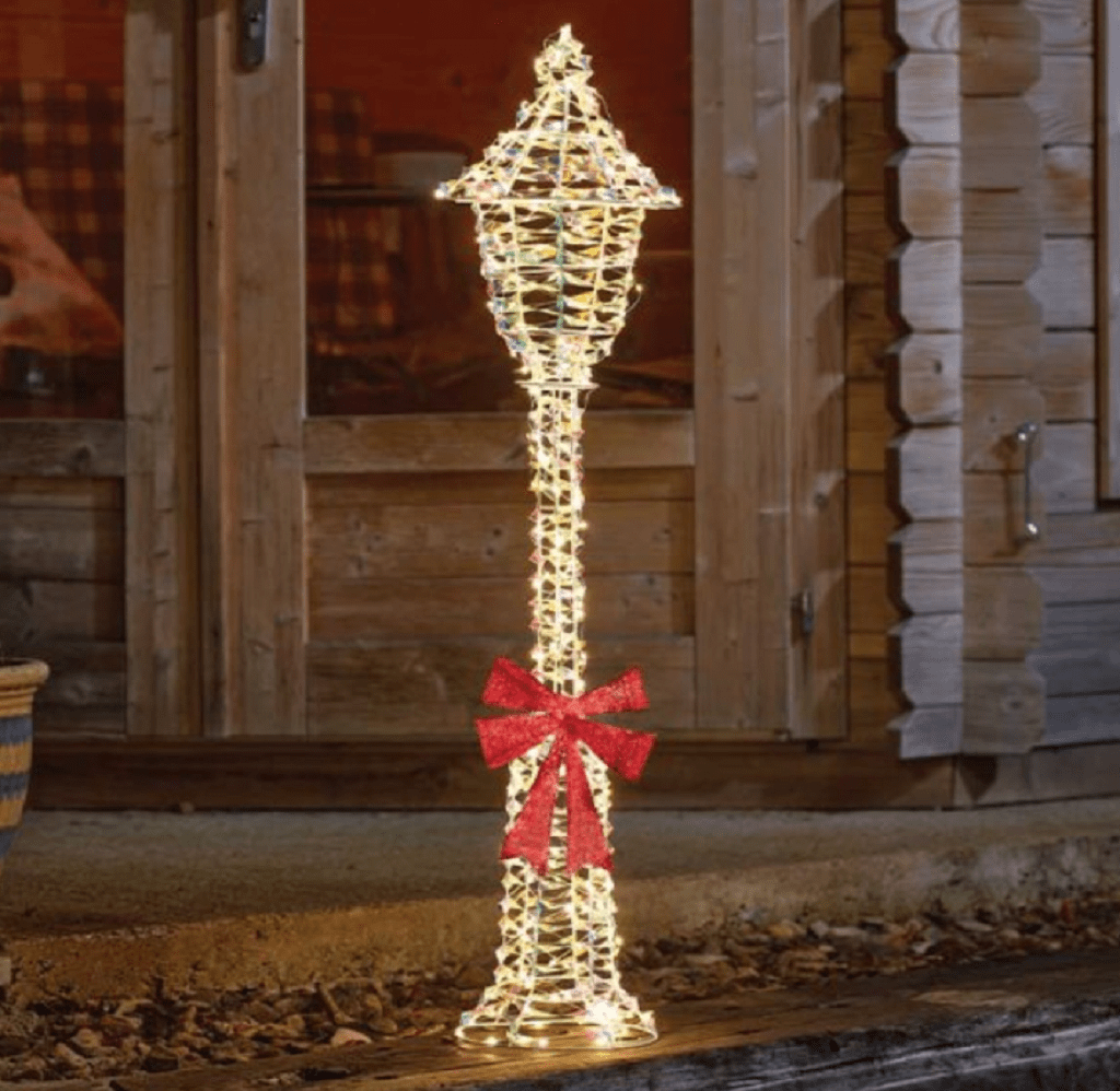 Three Kings Christmas Lit Decor Three Kings OpaLight Lamp Post