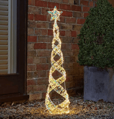 Three Kings Christmas Lit Decor Three Kings OpaLight Starbelisk 100cm