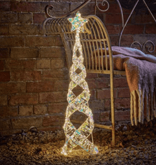 Three Kings Christmas Lit Decor Three Kings OpaLight Starbelisk 80cm