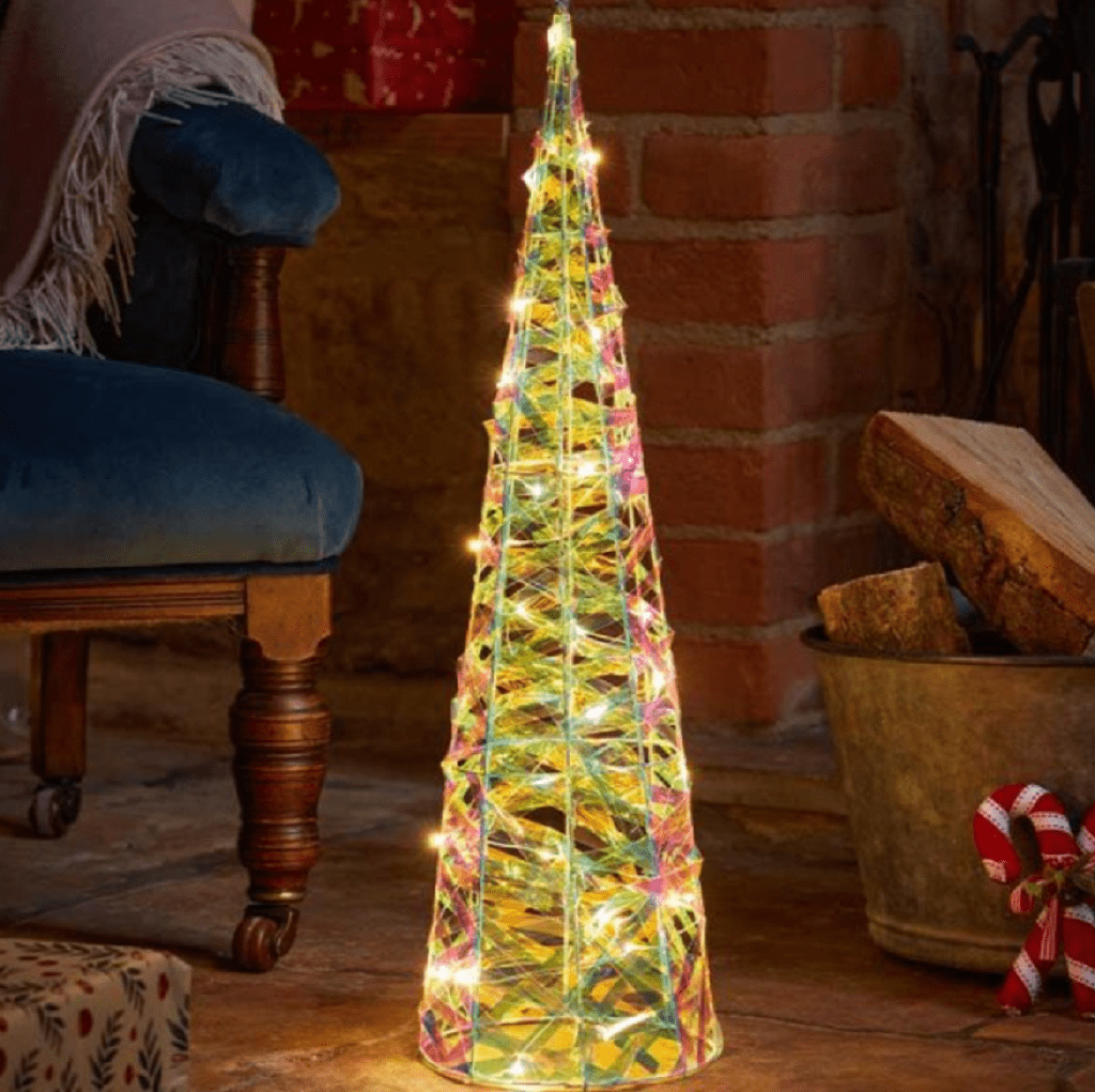 Three Kings Christmas Lit Decor Three Kings OpaLight Tree Cone