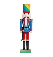 Three Kings Nutcrackers Three Kings Rainbow Regiment Nutcracker Large