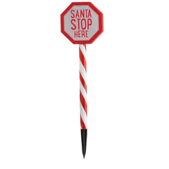 Three Kings LED Signs Three Kings Santa Stop Here Sign