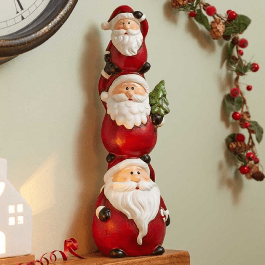 Three Kings Christmas Decor Three Kings SantaStack Statuette