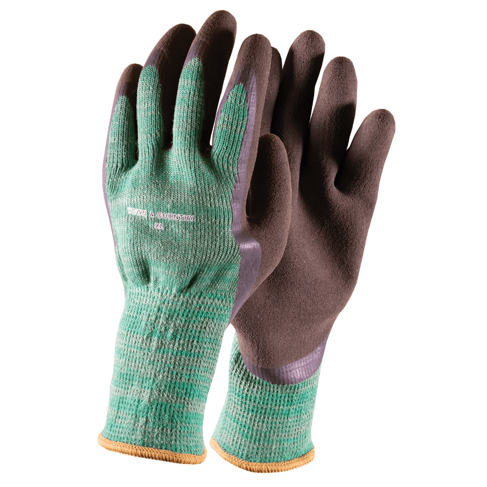 Town & Country Gardening Gloves Town & Country Mastergrip Pro Green Gloves Large