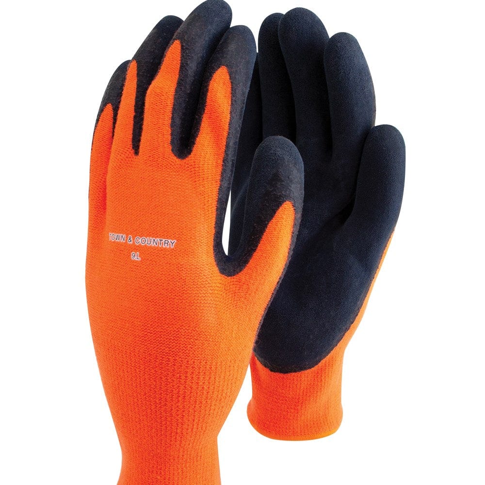 Town & Country Gardening Gloves Town & Country Mastergrip Therm Orange Glove Medium