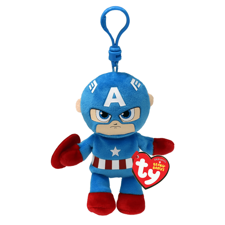 TY Plush Toys TY Clip Captain America